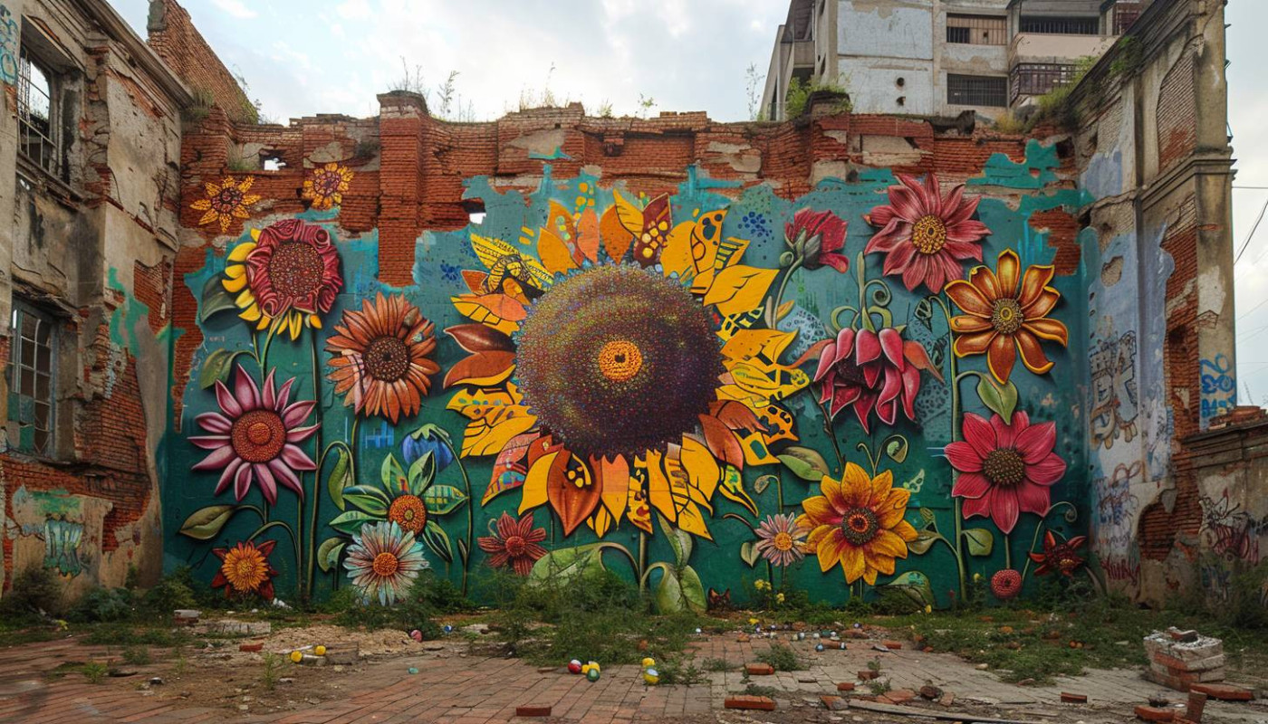 Arte urbana floresce em cidades abandonadas: um olhar mais atento